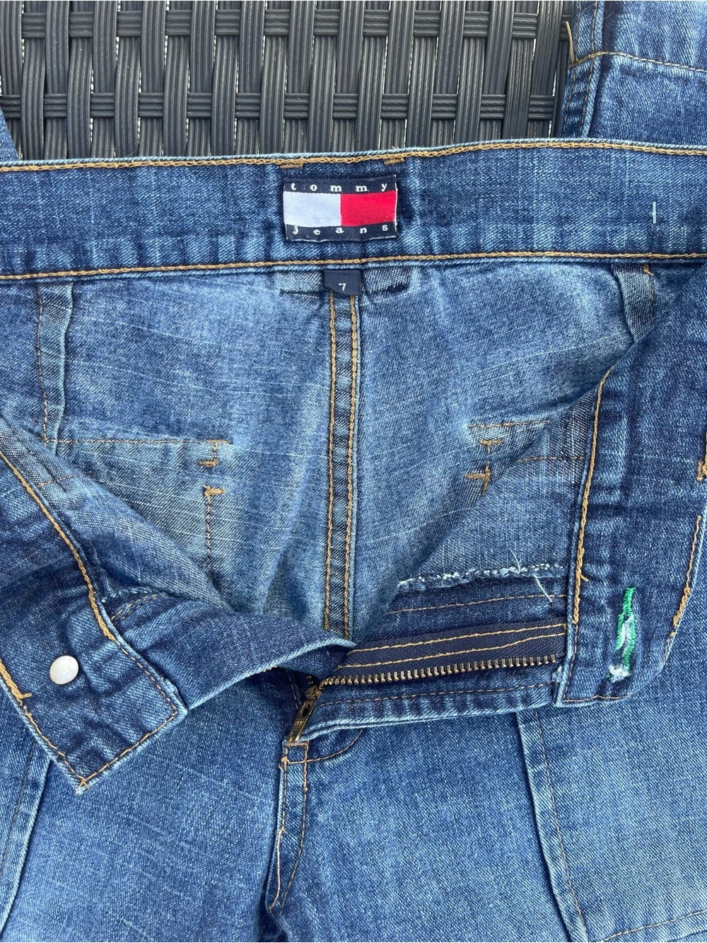 Tommy Hilfiger Blue Wide Leg Denim Jeans